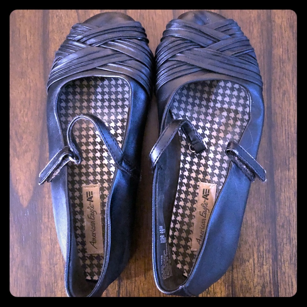 Precious Black American Eagle Sandals for Girl’s